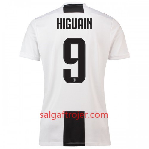 Juventus Fodboldtrøjer Higuain 9 Hjemmebanesæt 2018/19 Kort ærmer Juventus Fodboldtrøjer Higuain 9 Hjemmebanesæt 2018/19 Kort ærmer